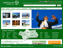 Tablet Screenshot of andalucia.com